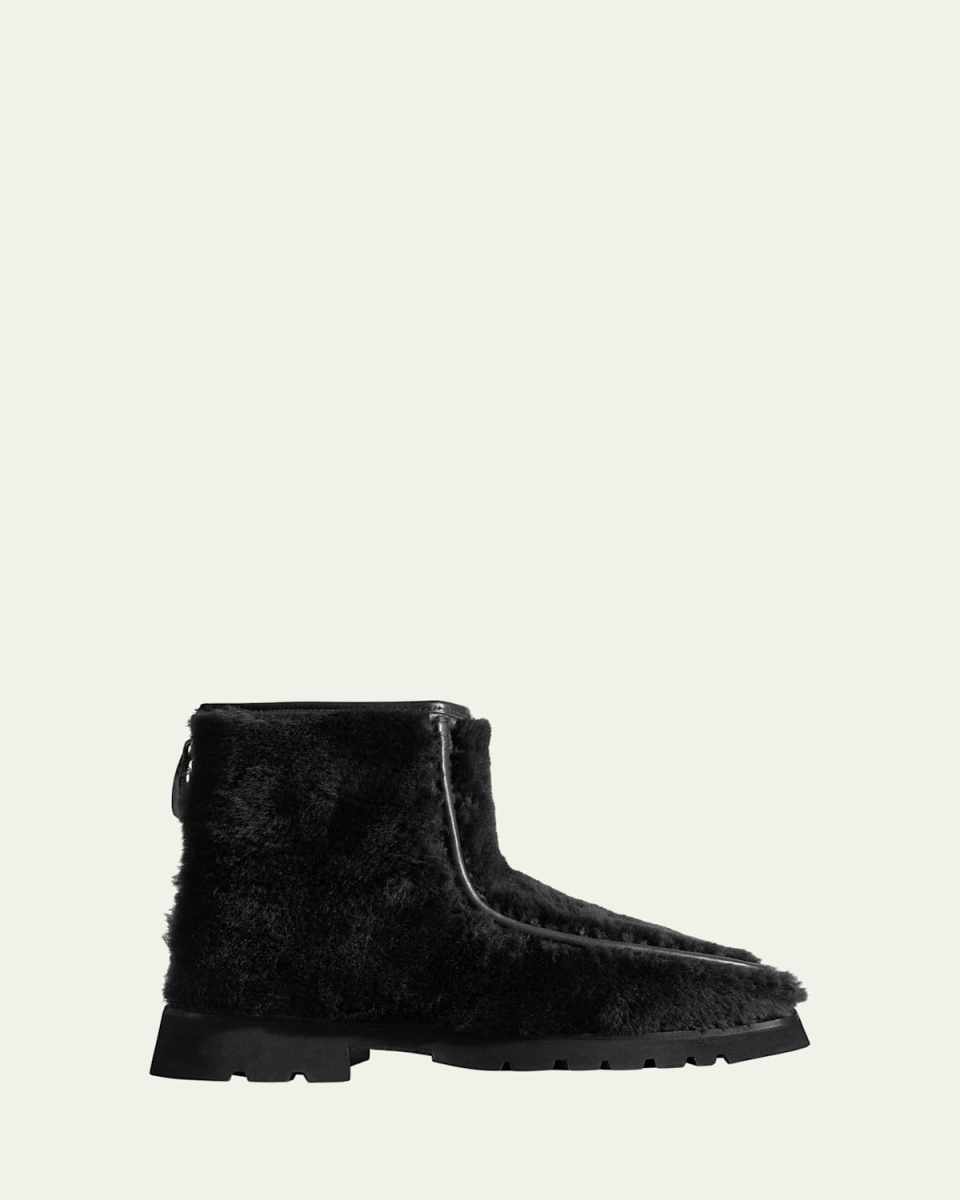 Armenta Shearling Ankle Boots